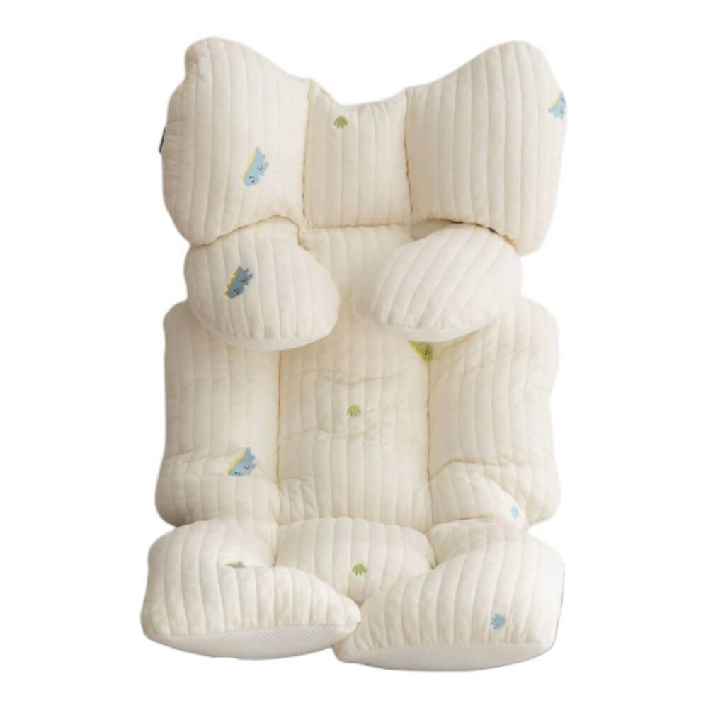 เบาะรองรถเข็น คาร์ซีท ARIBEBE ผ้าฝ้าย ลายไดโนเสาร์